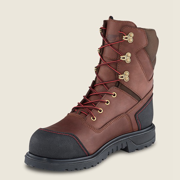 Bottes de Sécurité Red Wing - Brnr Xp - 8-Inch Insulated Waterproof Toe - Marron/Noir - Homme 315CUE